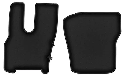 Immagine prodotto di Tappetini anteriori in moquette per DAF XG 2022- (commerciale) – 2 pezzi, neri, su misura – Wielganizator DURBAN