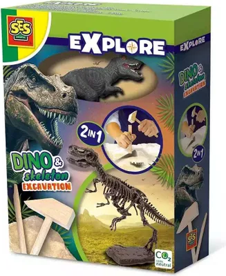 Zdjęcie produktu dla Wykopaliska dinozaurów i szkieletów 2w1