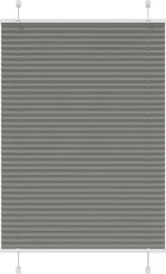 Produktbild von vidaXL Plissee Anthrazit 95x100 cm Stoffbreite 94,4 cm Polyester