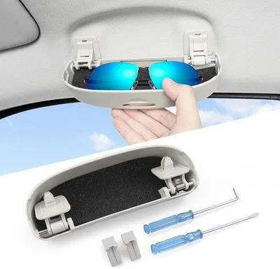 Produktbild von Famanu Brillenhalter Auto-Organizer - Grau