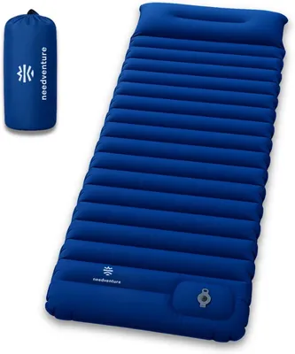 Produktbild von Isomatte 10 cm, selbstaufblasend, blau, für Camping