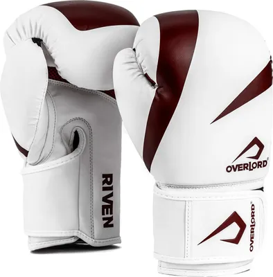 Image de Gants de boxe Overlord Riven Blanc/R 14 oz