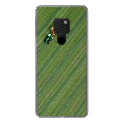 Produktbild von MuchoWow® Handyhülle Schutzhülle Hülle für Huawei P40 Lite Zugmaschine - Anhänger - Grün Silikon Softcase Handy Hülle - Handy
