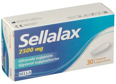 Immagine prodotto di Sellalax 2500Mg Supposte Glicerolo 30 Pezzi