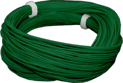 Produktbild von ESU 51945 Hochflexibles Kabel, Durchmesser 0.5mm, AWG36, 2A, 10m Wickel, Farbe grün