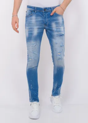 Produktbild von Blue Ripped Skater Hosen Slim - 34
