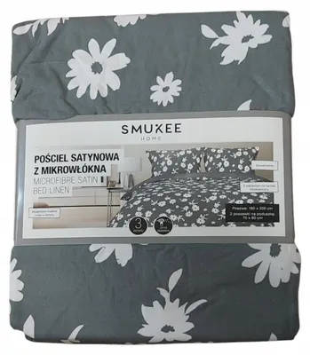 Produktbild von Smukee Mikrofaser Satin Bettwäsche-Set 160x200cm Wendebettwäsche