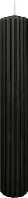 Produktbild von Rillen Kerzen Grau 300 x Ø 45 mm, 4 Stück