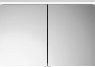 Image de burgbad Lin20 Armoires de toilette avec éclairage LED, 2 portes, 1000x700x170mm, SPQK100F5375