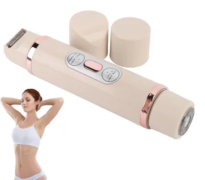 Produktbild von 2 in 1 Rasierer Damen Intimrasierer für Frauen Bikini Trimmer für Frauen Schamhaarschneider Dual Head Female Körper Hair Trimmer für Beine Achseln Lippen