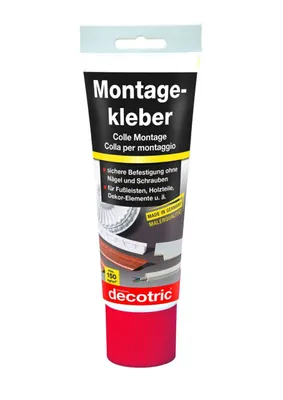 Produktbild von Decotric Montage- und Universalkleber 300 g, lösemittelfrei