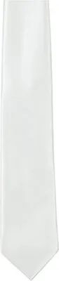 Immagine prodotto di Cravatta in twill / 144 x 8,5cm - Colore: Bianco - Dimensioni: 144 x 8,5cm