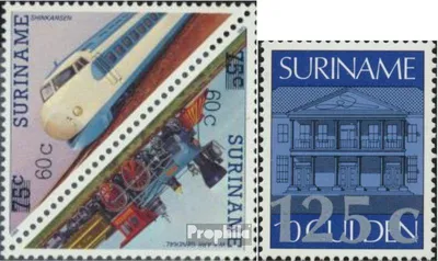 Produktbild von Briefmarken Suriname 1988 Mi 1258-1259 Paar,1260 (kompl.Ausg.) postfrisch Freimarken