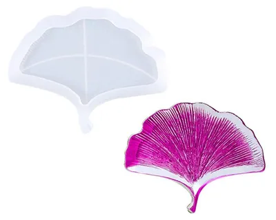 Produktbild von Silikonform Blatt für Epoxidharz, Gießharz, Schmuckschatulle, Obstteller, Tablett