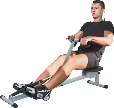 Obrázek produktu pro Veslovací trenažér, Maximální hmotnost uživatele 100 kg, Rozměry 185 x 50 x 60 cm, Nastavitelný odpor, LCD displej, Vhodné pro různé úrovně kondice