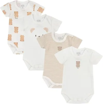 Zdjęcie produktu dla Chicco Baby - Zestaw 4 body krótkim rękawem dla chłopców