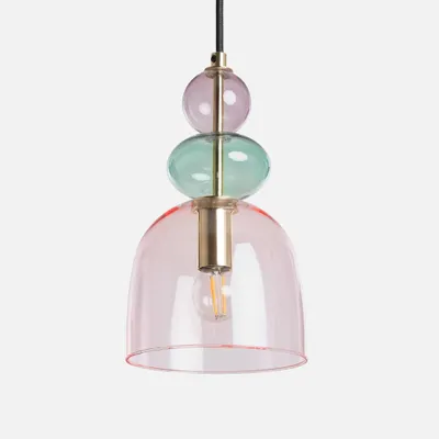 Produktbild von sweeek - Pendelleuchte Glas Ø15cm - Rosa