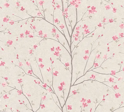 Produktbild von Livingwalls Blumentapete Metropolitan Stories florale Tapete Mio Tokio Vliestapete rosa weiß 10,05 m x 0,53 m