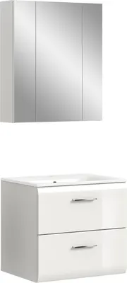 Image de Ice ensemble de meubles de salle de bains I57 blanc brillant, blanc.