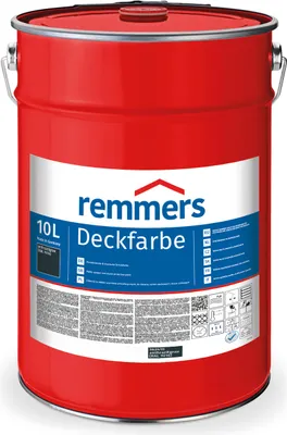 Produktbild von Remmers Deckfarbe anthrazitgrau (RAL 7016) 10 l, Holzlack