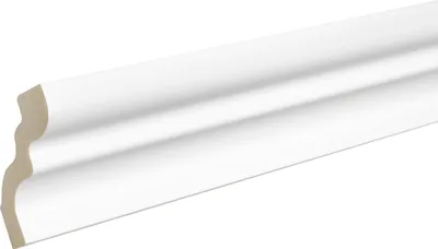 Zdjęcie produktu dla PROVISTON listwa sztukateryjna plastikowa biała - 42 x 49 x 2000 mm Nowoczesna listwa sufitowa