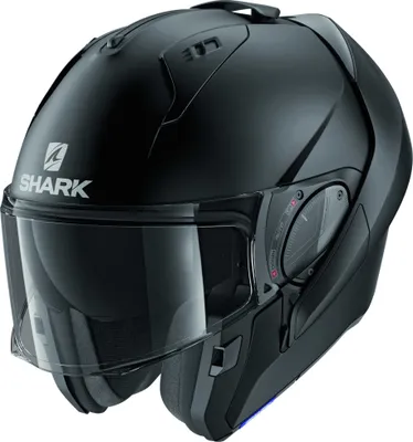 Produktbild von Shark Evo-ES Blank Klapphelm, schwarz matt, XS (53/54)