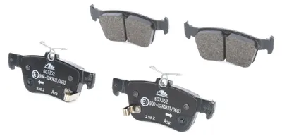 Produktbild von ATE Bremsbeläge Satz Hinten für HONDA CIVIC X Schrägheck (FC, FK) 13.0460-7352.2