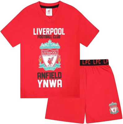 Obrázek produktu pro Liverpool FC - Chlapecké pyžamo s kraťasy "Anfield YNWA" GF906 (134) (Červená)