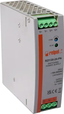 Zdjęcie produktu dla Zasilacz impulsowy 120 W, 24 V DC RZI120-24-PN