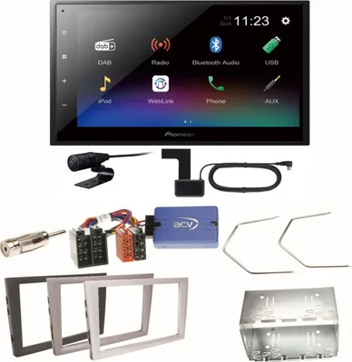Produktbild von Pioneer DMH-A340DAB Digitalradio Einbauset für Opel Vectra C Signum Corsa Combo