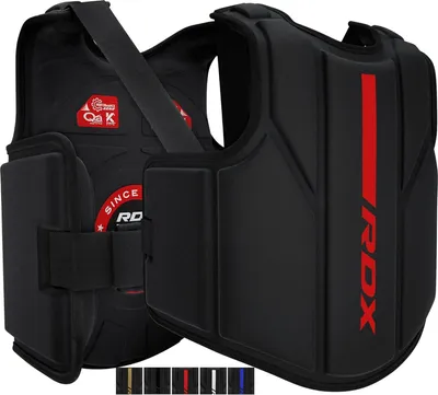 Produktbild von Brustprotektor RDX Body Protection Martial Arts, Chest Guard Bauchschutz Kickboxen