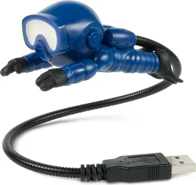 Image de Diver Lampe LED USB bleue
