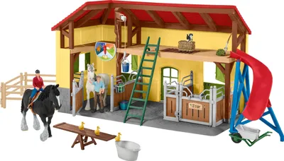 Obrázok produktu pre Schleich Stajňa Pre Kone S Príslušenstvom 102642485