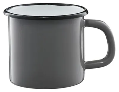 Obrázek produktu pro Emalovaný šedý hrnek 9 cm / 0,5 l