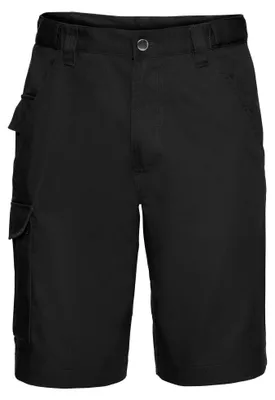 Produktbild von Russell Workwear Twill Shorts / Cargo-Shorts FK682 (W42) (Schwarz)