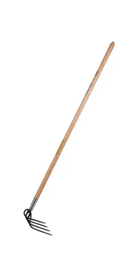 Produktbild von Kartoffelhacke Zinken-L.190 mm,4 Zinken geschmiedet,m.Stiel G.1200g FREUND