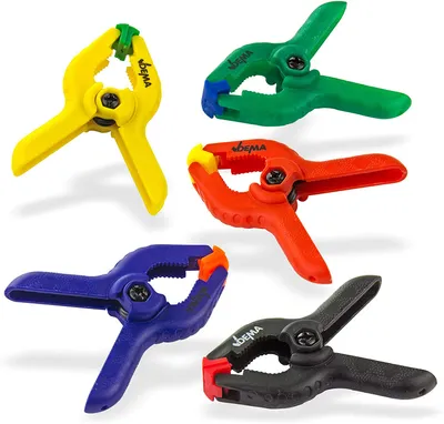 Produktbild von Leimzwingen 60 mm Kunststoff 5er Set