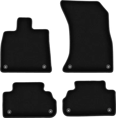 Immagine prodotto di Tappetini in velluto per Audi Q5 II FY / F5 (2017-, SUV) neri, set 4 pz, con fissaggi