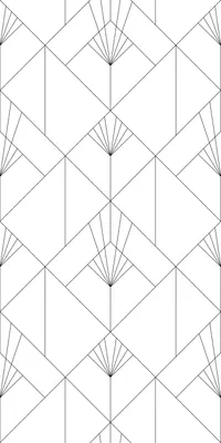 Obrázok produktu pre ESTAhome Art Decó vzor biela a čierna tapeta 150 x 300 cm