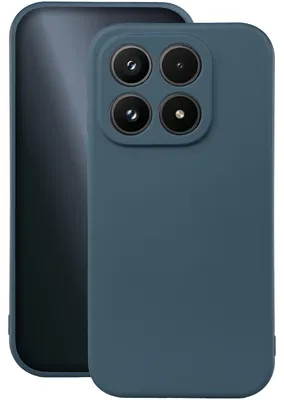 Imagen del producto de Funda de silicona para Xiaomi 17, color azul oscuro