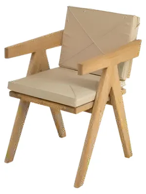 Produktbild von Moderner Stuhl aus Massivholz – Für elegante Sitzgelegenheit in Ihrem Zuhause