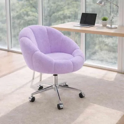 Productafbeelding van Hanah Home, hoogwaardige fauteuil, 100% melamine, paars, 72x86x62 cm