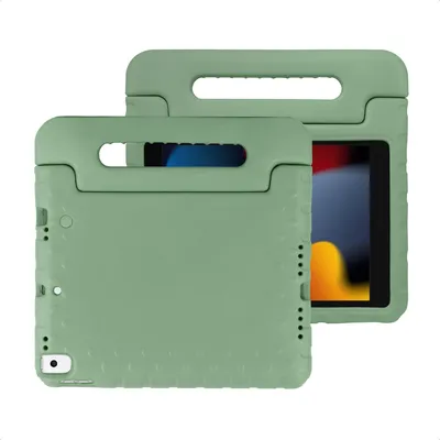 Image de imoshion Kidsproof Backcover met handvat voor de Apple iPad 9 (2021) 10.2 inch / iPad 8 (2020) 10.2 inch / iPad 7 (2019) 10.2 inch - Vert olive