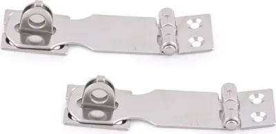 Produktbild von 2er Set Klappriegel, 100 x 28 mm, Edelstahl