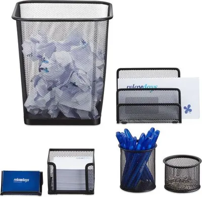 Produktbild von Schreibtisch-Organizer-Set, 6-teilig