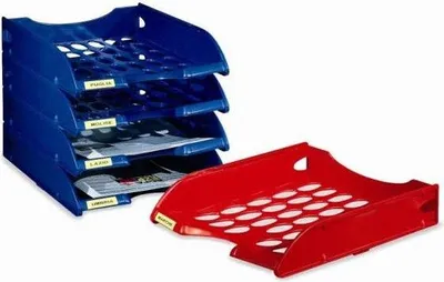 Immagine prodotto di Fellowes E040TR vassoio da scrivania Plastica Rosso