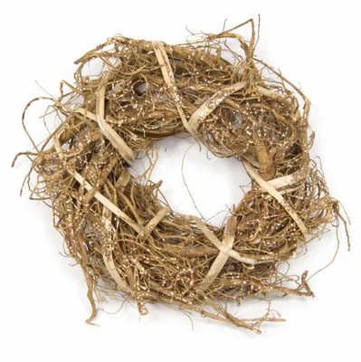 Produktbild von Deko Kranz Natur 30cm Weihnachten Türkranz Adventskranz Winter