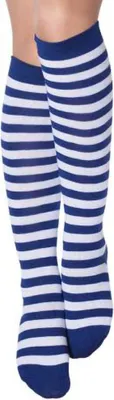 Produktbild von Kniestrümpfe blau weiß