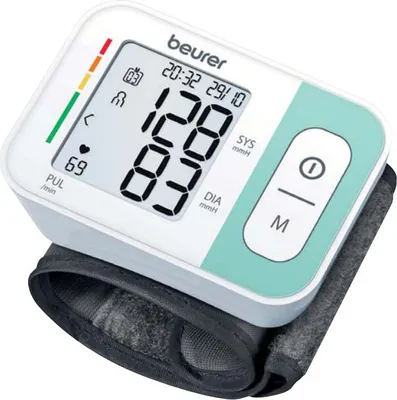 Produktbild von BEURER Blutdruckmessgerät für Handgelenk 2x60 Speicher LCD weiß SR BC1