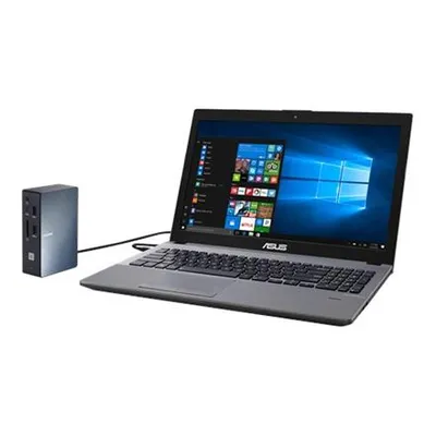 Produktbild von ASUS SimPro Dock, Kabelgebunden, USB 3.2 Gen 1 (3.1 Gen 1) Type-C, 3,5 mm, Schwarz, Blau, SD, 5 Gbit/s